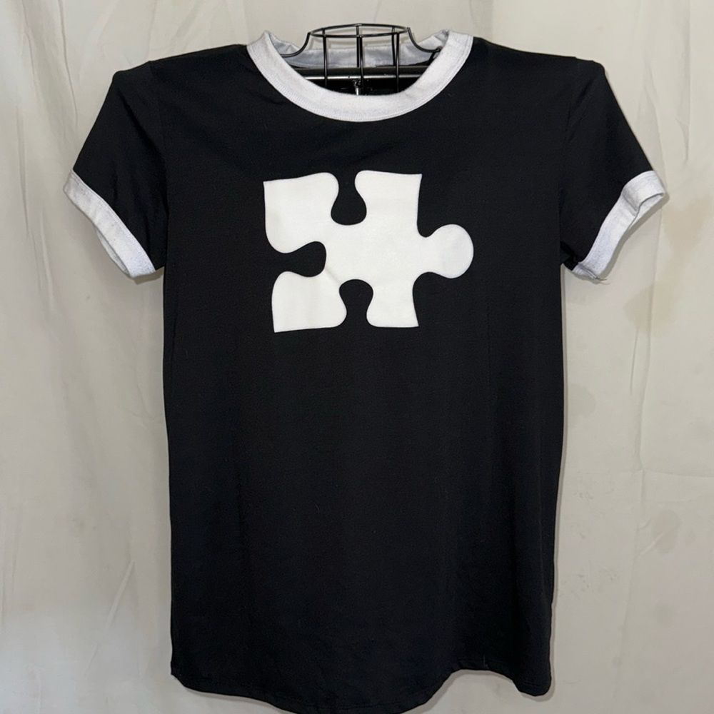 Puzzle piece shirt. Medium